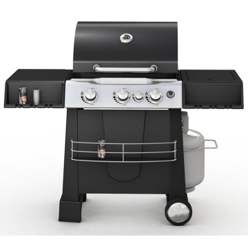 Euro Outdoor 3 quemador barbacoa parrilla de gas con Ce